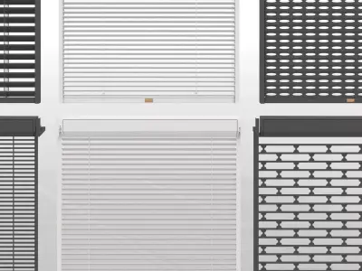 Metal Door Roller Shutter 3D model