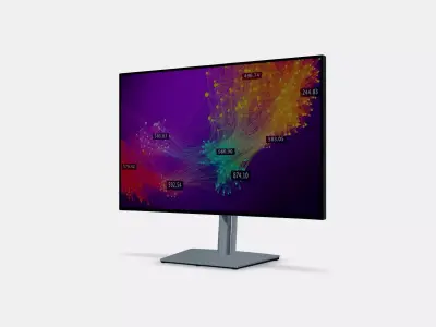 30 Dell U3023E UltraSharp Low-poly 3D model