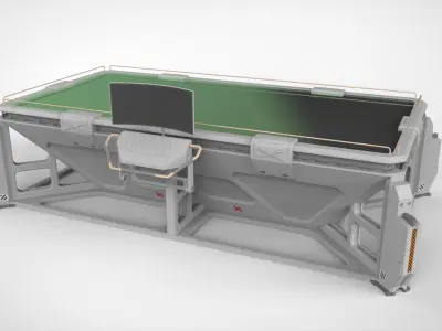 sci-fi furniture  3D model