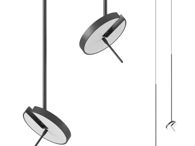 Invisible Pendant LedsC4 set 01 3D model