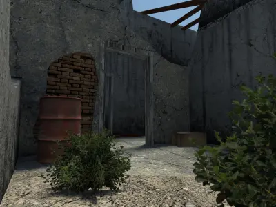 Abandoned Building Low-poly 3D model