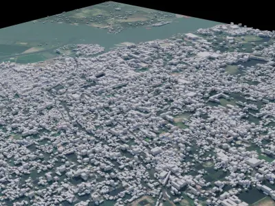 Barisal - Bangladesh 3D model