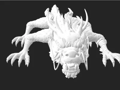 Chinese Dragon 3D print model get