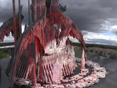 Outworld Dark City Castle  3D model