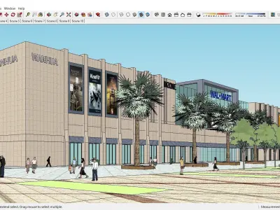 Sketchup Shopping Center 164 3D model