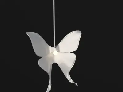Butterfly Pendant Light 3D model
