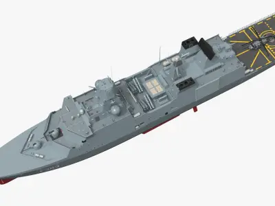  Navy Iver Huitfeldt Frigate with Helicopter Sikorsky HH-60 