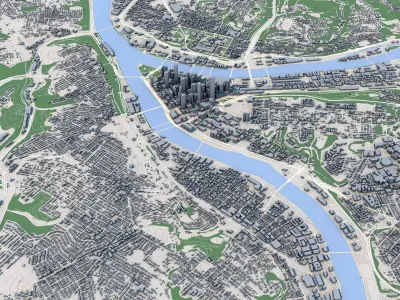 Pittsburgh City Pennsylvania United States 3D model