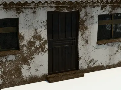 Old house 03 Low-poly 3D model