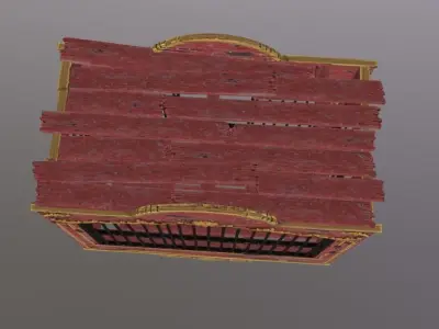 Circus Cage Low-poly 3D model