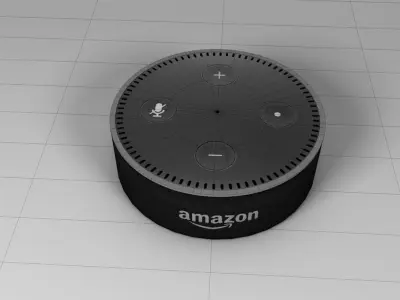 Amazon Echo Dot Gen 2 Alexa Low-poly 3D model