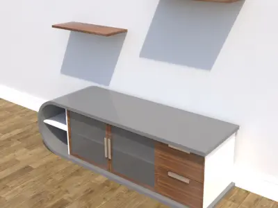 TV Stand 3D model