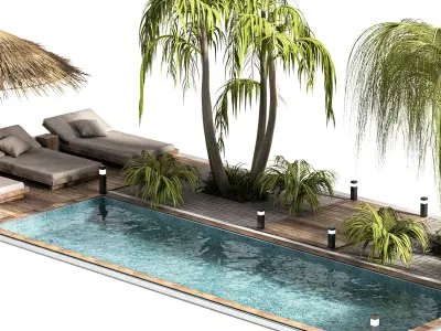 Swimming Pools Your Backyard 3D model