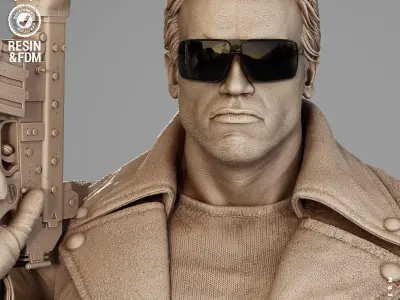 Wicked Movies Terminator Sculpture 3D print model