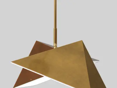 TRIANGULAR PRISM  PENDANT LIGHT 3D model
