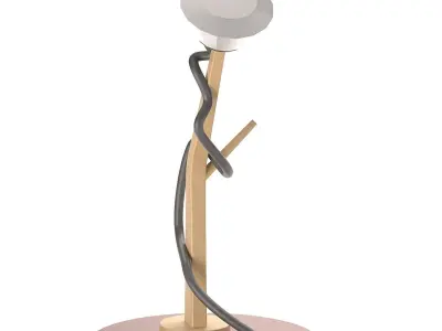 the snake lamp Free 3D model