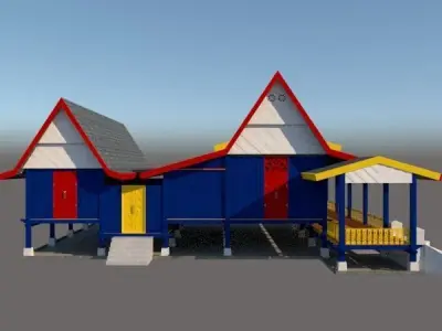 RUMAH TRADISIONAL MELAYU MELAKA NEGERI BERSEJARAH Free 3D print model