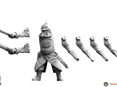 Valour Korps - Lieutenant Hans 3D print model