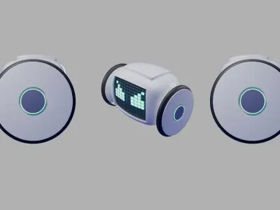 3D Character Robot Type 2 3D model