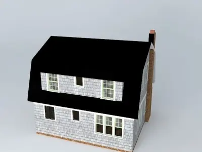 Dutch Colonial House Free 3D model