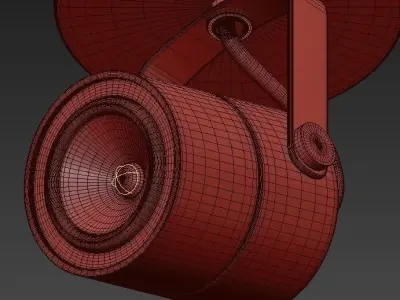 led lamp 3D model 2