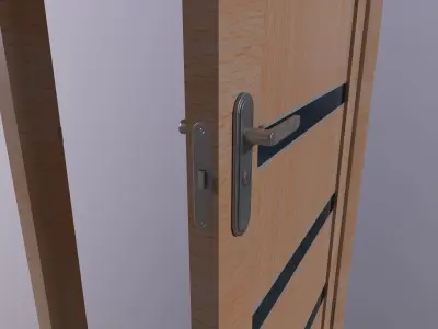 Interior Door Free low-poly 3D model