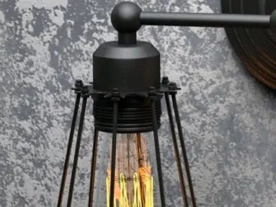 Sconce 5 Loft Design 3D model
