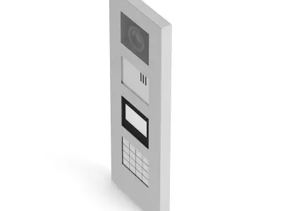 External Intercom 3D Model 3D model
