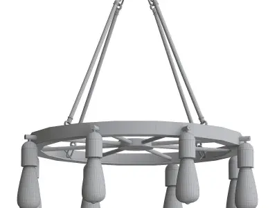 Duleek Chandelier 3D model