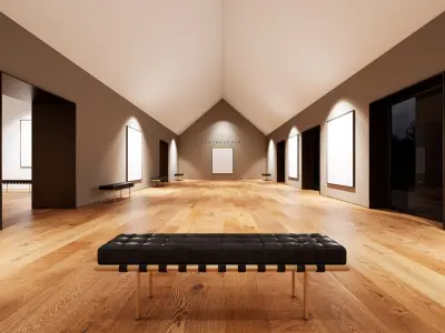 Art Gallery 001 UE4 3D model