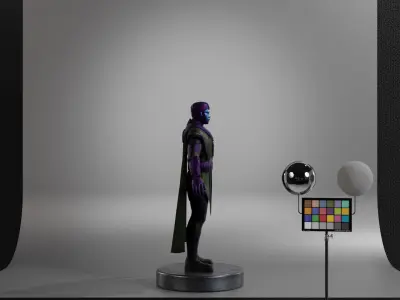 Kang the Conqueror Low-poly 3D model