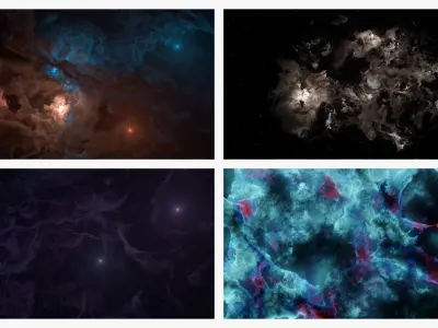  Space Nebulae for Blender Collection 2 