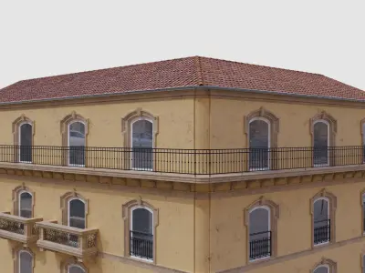 Classic Italian Building  3D model
