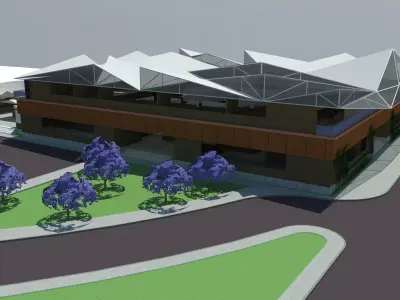 mercado xochinahuac Free 3D model