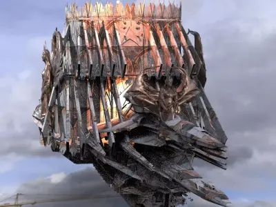 Dragon Knight Airship 1  3D model