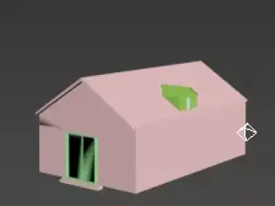 First Cottage Free low-poly 3D model