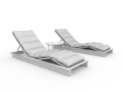 Sun Lounger 23 3D model