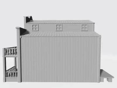 Wild west post office 3D print model