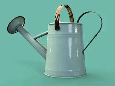 Watering Can Low-poly 3D model