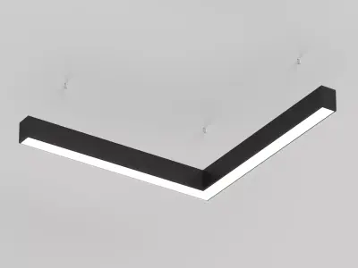 Modular lamp HOKASU Corner Free 3D model