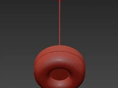 MCDELTA ball hanging from ceiling 3D model