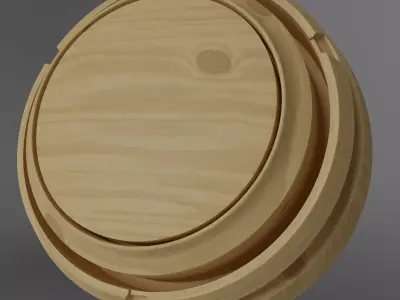 Seamless PBR Wood - Maple Dark 002 Texture