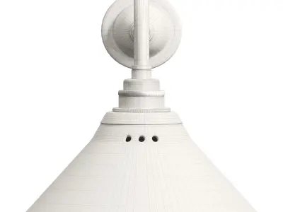 Mini Creamware Wall Light by deVOL 3D model