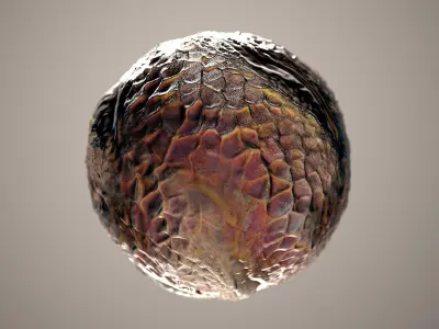 10 Materials Skin Dragon Seamless PBR Volume 2 Texture