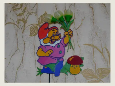 Lamp Happy Gnome Free 3D print model