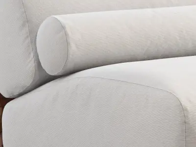 Beltempo Trimmer 1 Seater Sofa 3D model