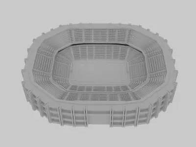  Superbowl Stadium 3D model