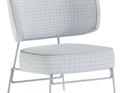 Kapoor B Armchair by Annud 3D model