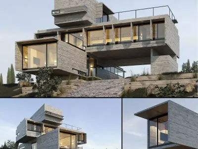 Golf House Villa 3D model