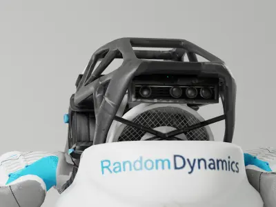 Highly Detailed Patrol Trooper 3D Model  Low-poly 3D model